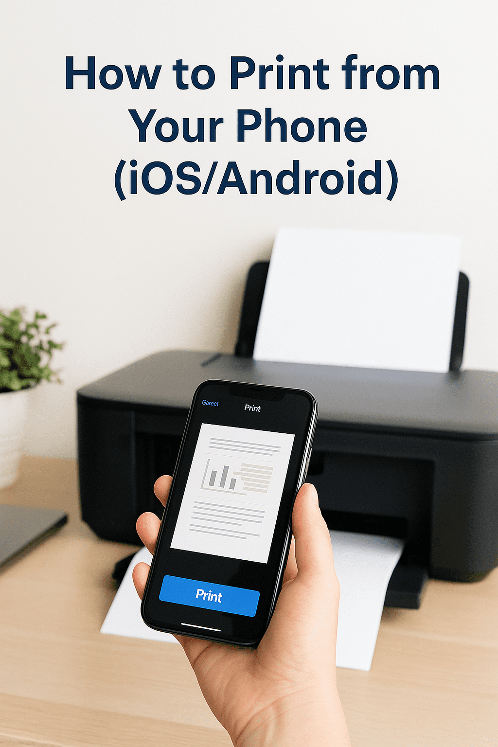 📲 How to Print from Your Phone (iOS/Android) – Quick Guide